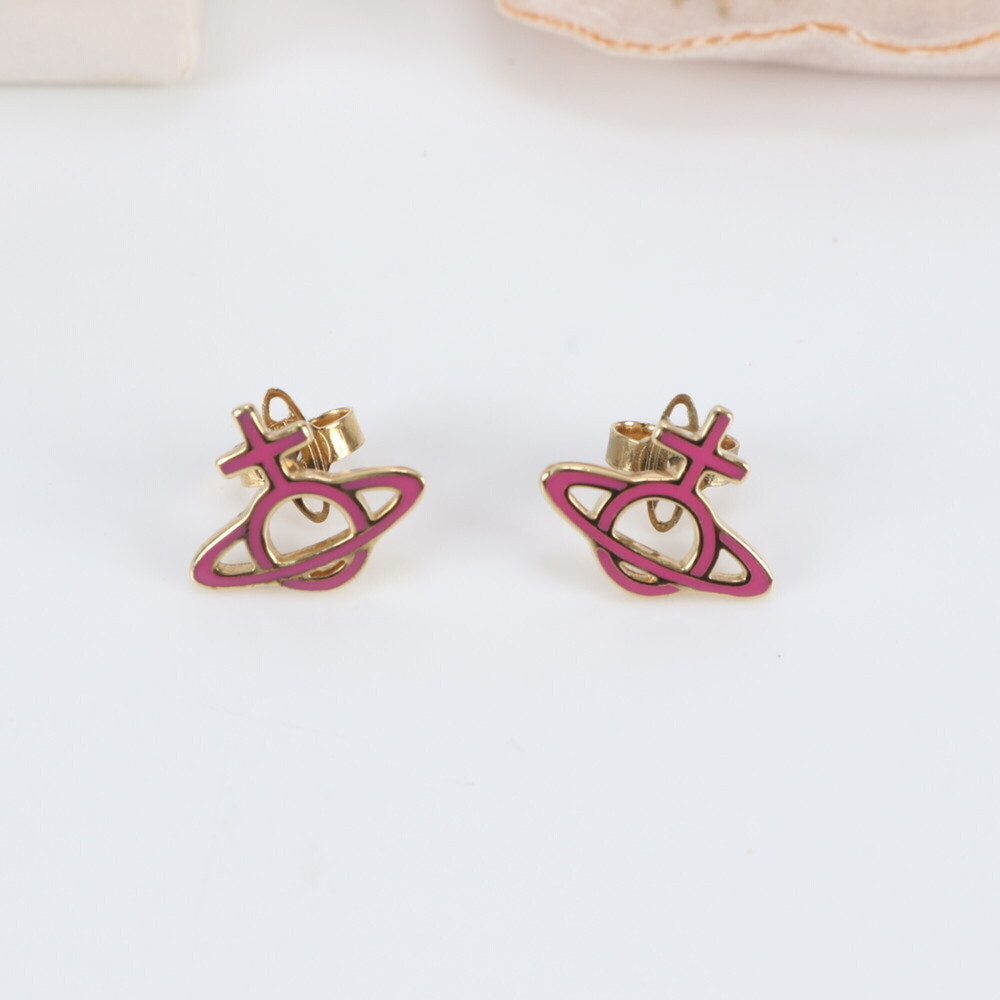 Vivienne Westwood Orb Earrings, Gold, Fashion Accessory for Women